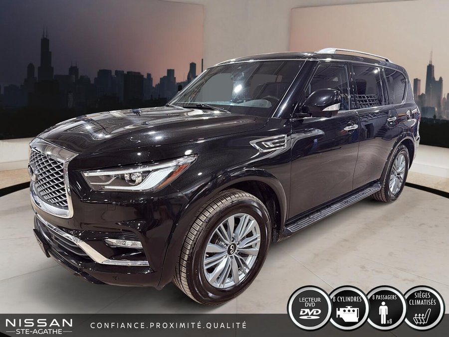 INFINITI QX80 LUXE 8 places 2024 Noir