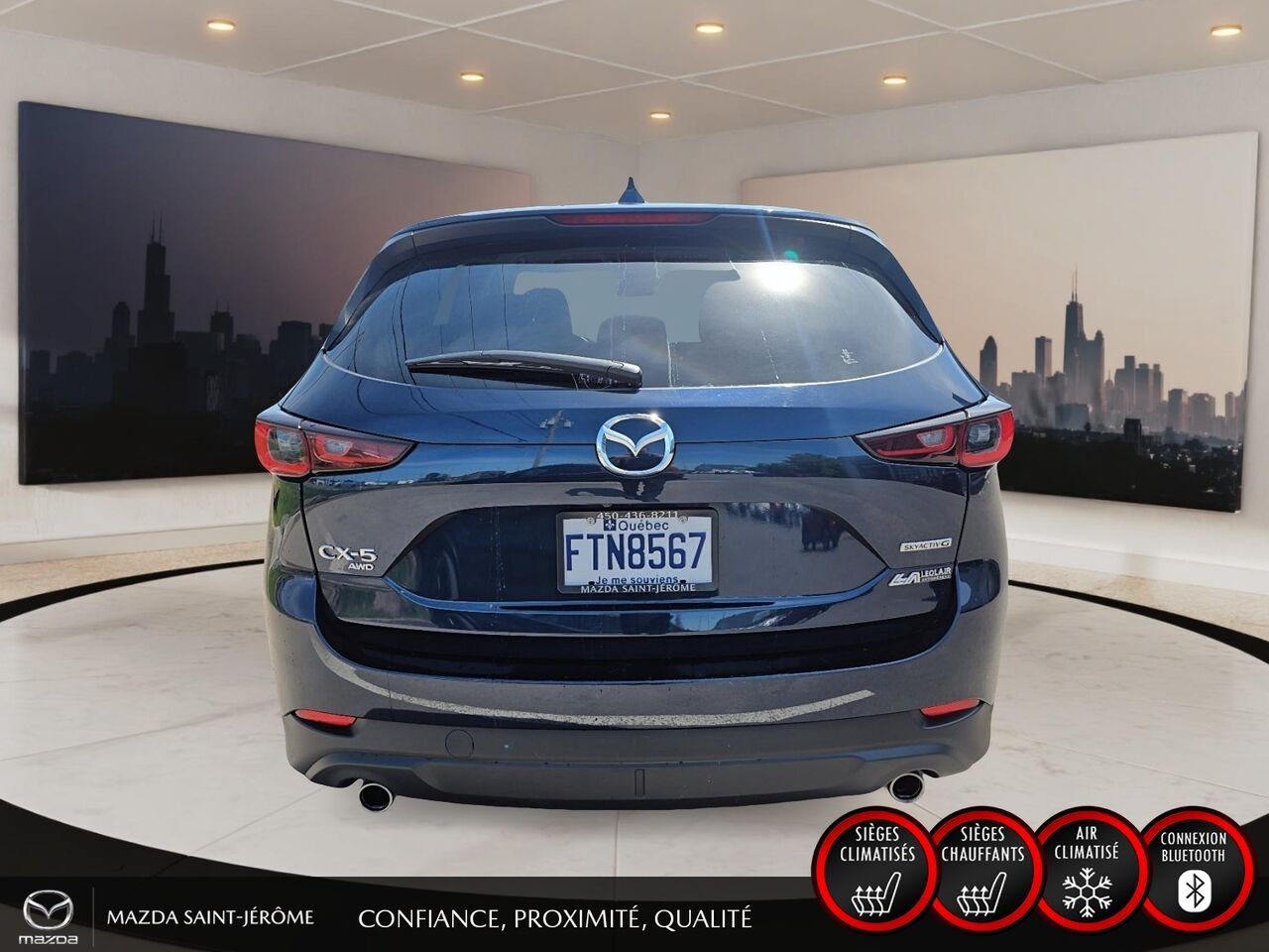 2024 Mazda CX-5 GX | AWD | CAMÉRA DE RECUL | MAGS | Blue Saint-Jérôme - photo #6