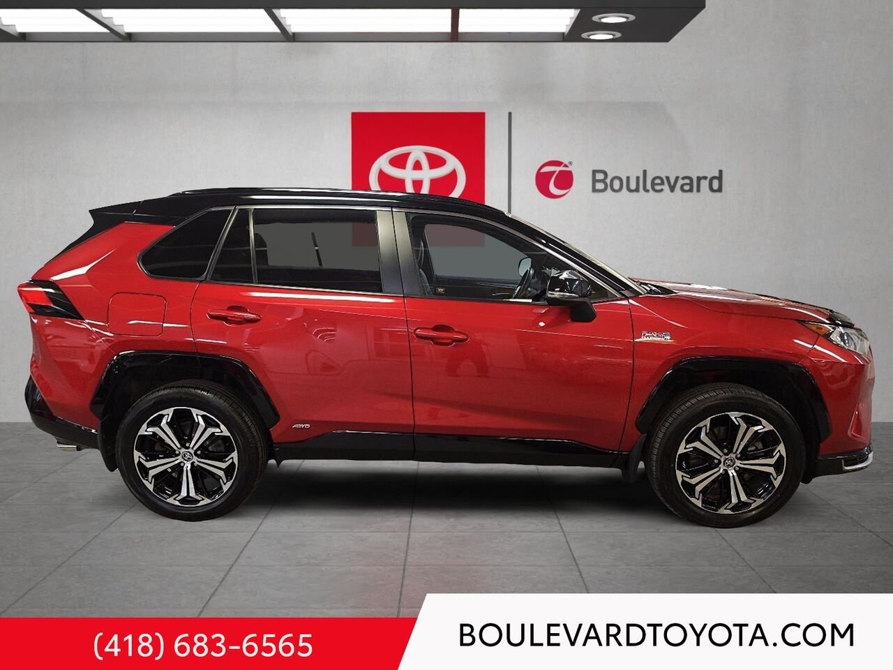2021 Toyota RAV4 Prime 99740A-189 | XSE, AWD Red Québec - photo #2