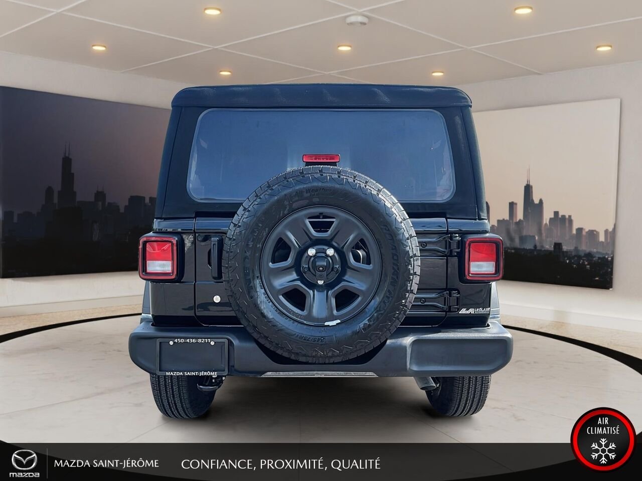 2024 Jeep Wrangler Sport | A/C | 4x4 | AUTOMATIQUE | V6 | Black Saint-Jérôme - photo #6