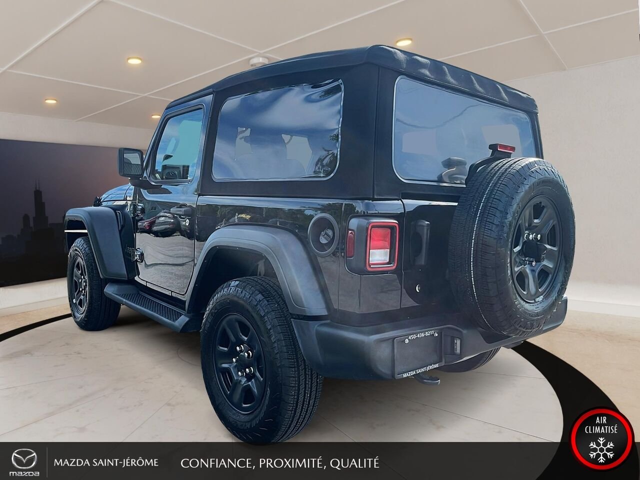 2024 Jeep Wrangler Sport | A/C | 4x4 | AUTOMATIQUE | V6 | Black Saint-Jérôme - photo #9