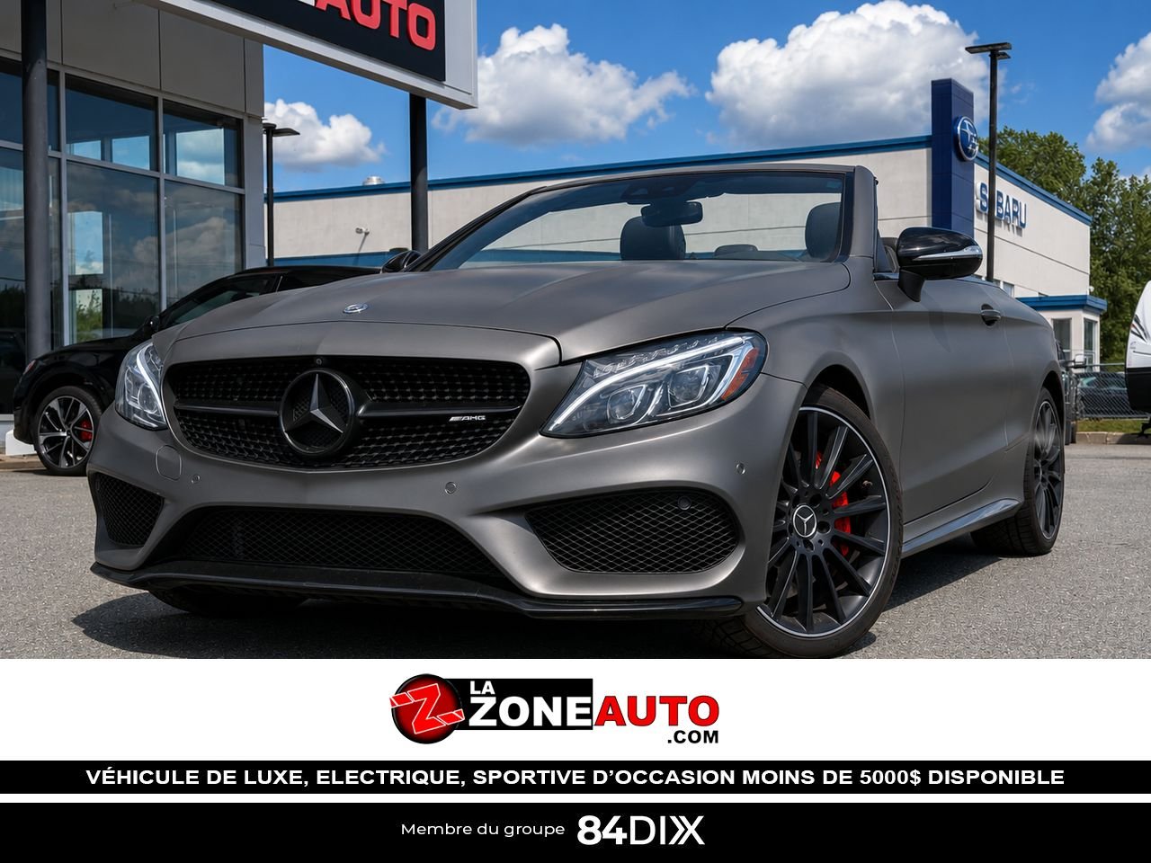 Mercedes-Benz C43 AMG Convertible 2018 Gris Granby - photo #0