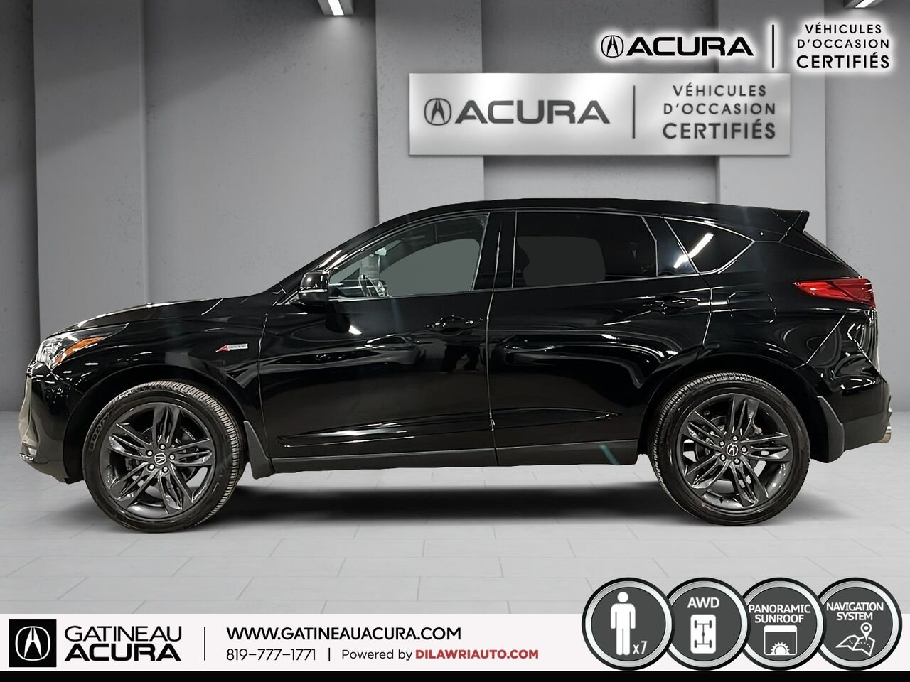 2023 Acura RDX A-Spec SH-AWD Black Gatineau - photo #18