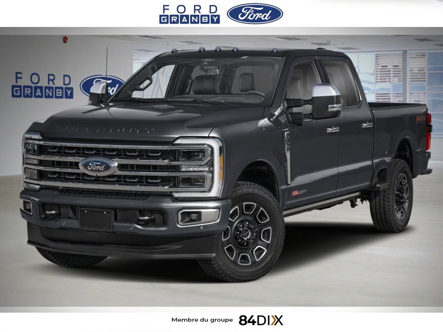 Ford Super Duty F-250 SRW Platinum cabine 6 places 4RM caisse de 8 pi 2026 Noir agate métallisé