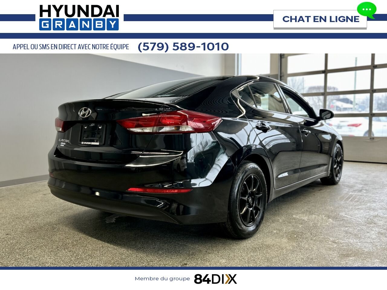 2017 Hyundai Elantra Black Granby - photo #6
