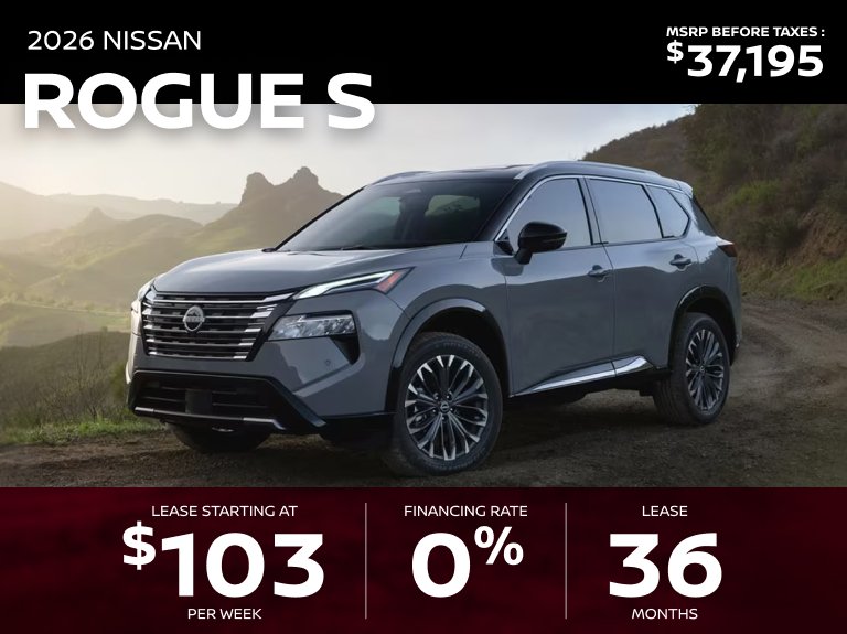 Nissan st eustache Accueil avril ROGUE S