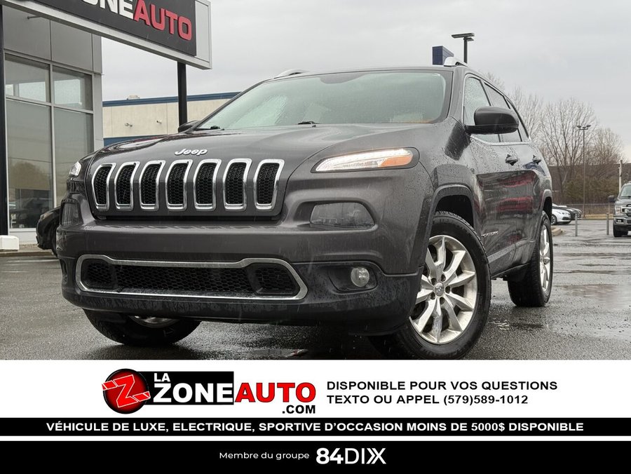 Jeep Cherokee Limited V6 2015 2015 Gris