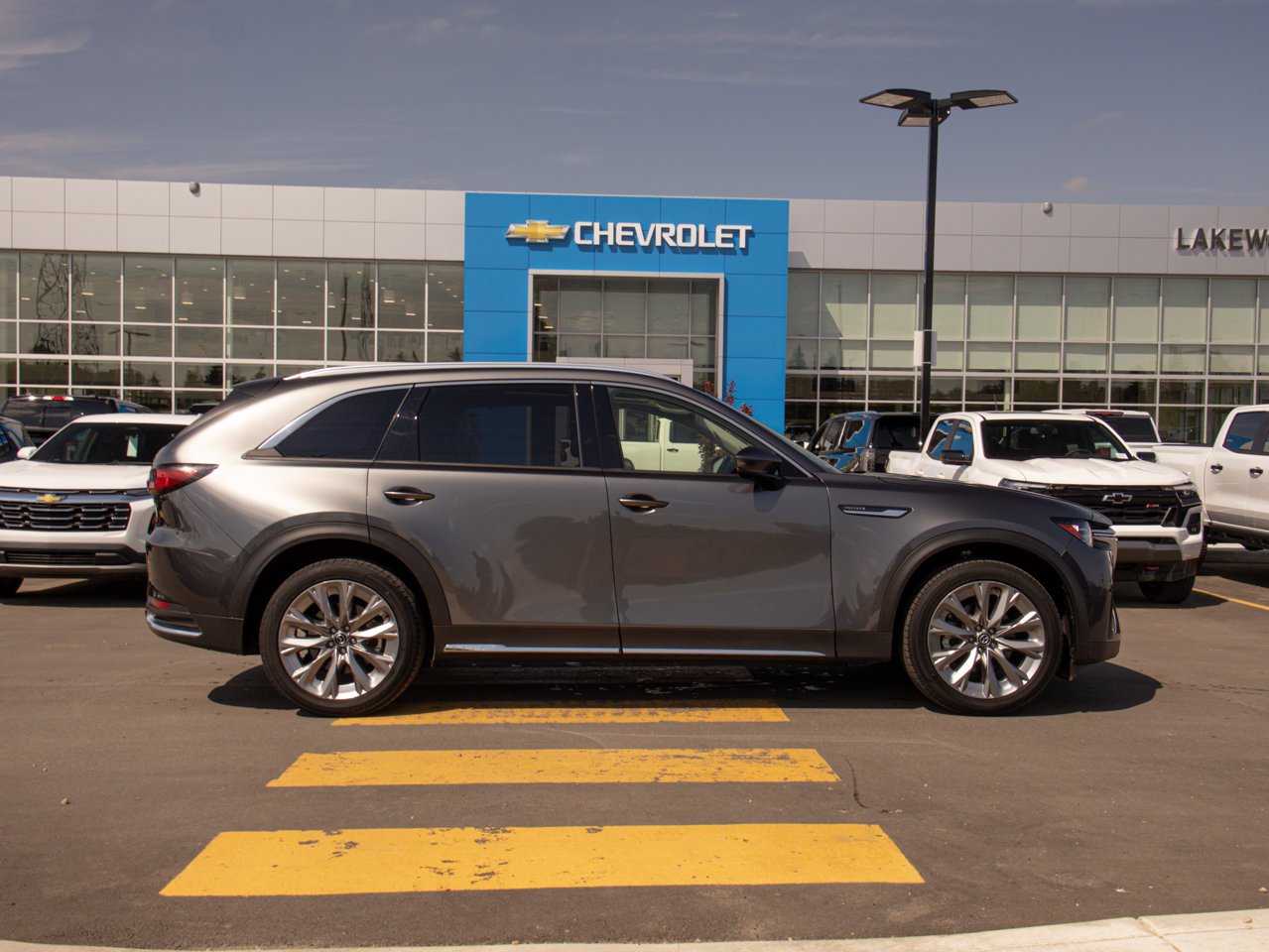 2025 Mazda CX-90 MHEV GT AWD Grey Sherwood Park - photo #12