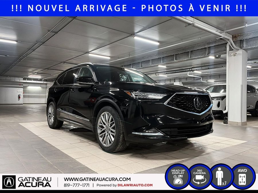 Acura MDX *** UN PROPRIO + CLEAN CARFAX *** 2023 Noir