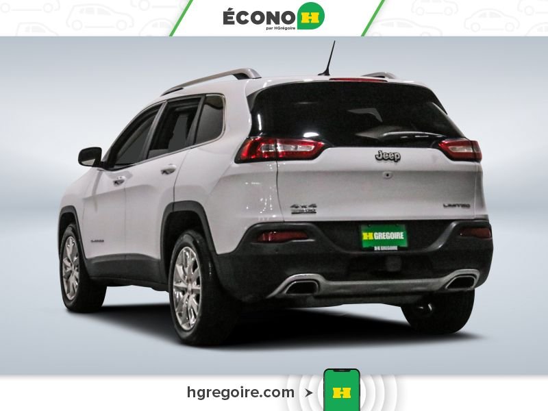 Jeep Cherokee 821127A | LIMITED 4WD CUIR TOIT PANO BLUETOOTH CAMÉRA MAGS 2015 Blanc Laval - photo #5