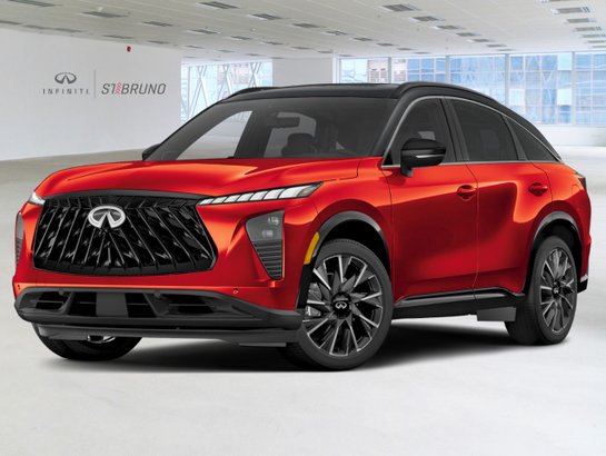 INFINITI QX65 2027 2027 Rouge enflammé solaire/Noir obsidienne