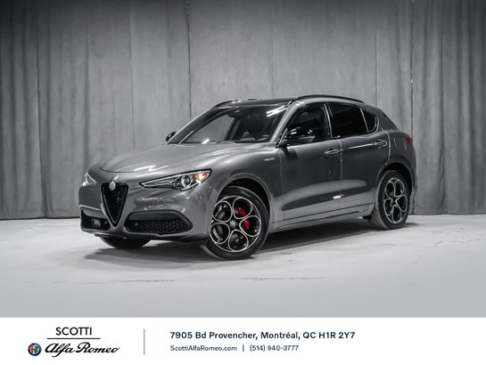 2023 Alfa Romeo Stelvio VELOCE HARMAN KARDON SOUNS SYSTEM SPORT SEATS Grey