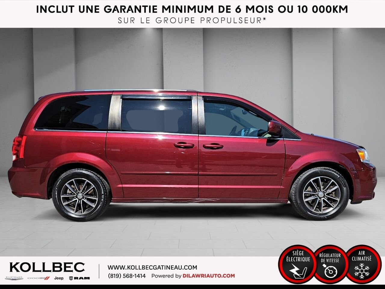 2017 DODGE GRAND CARAVAN SXT Premium Plus Red Ottawa & Gatineau - photo #13