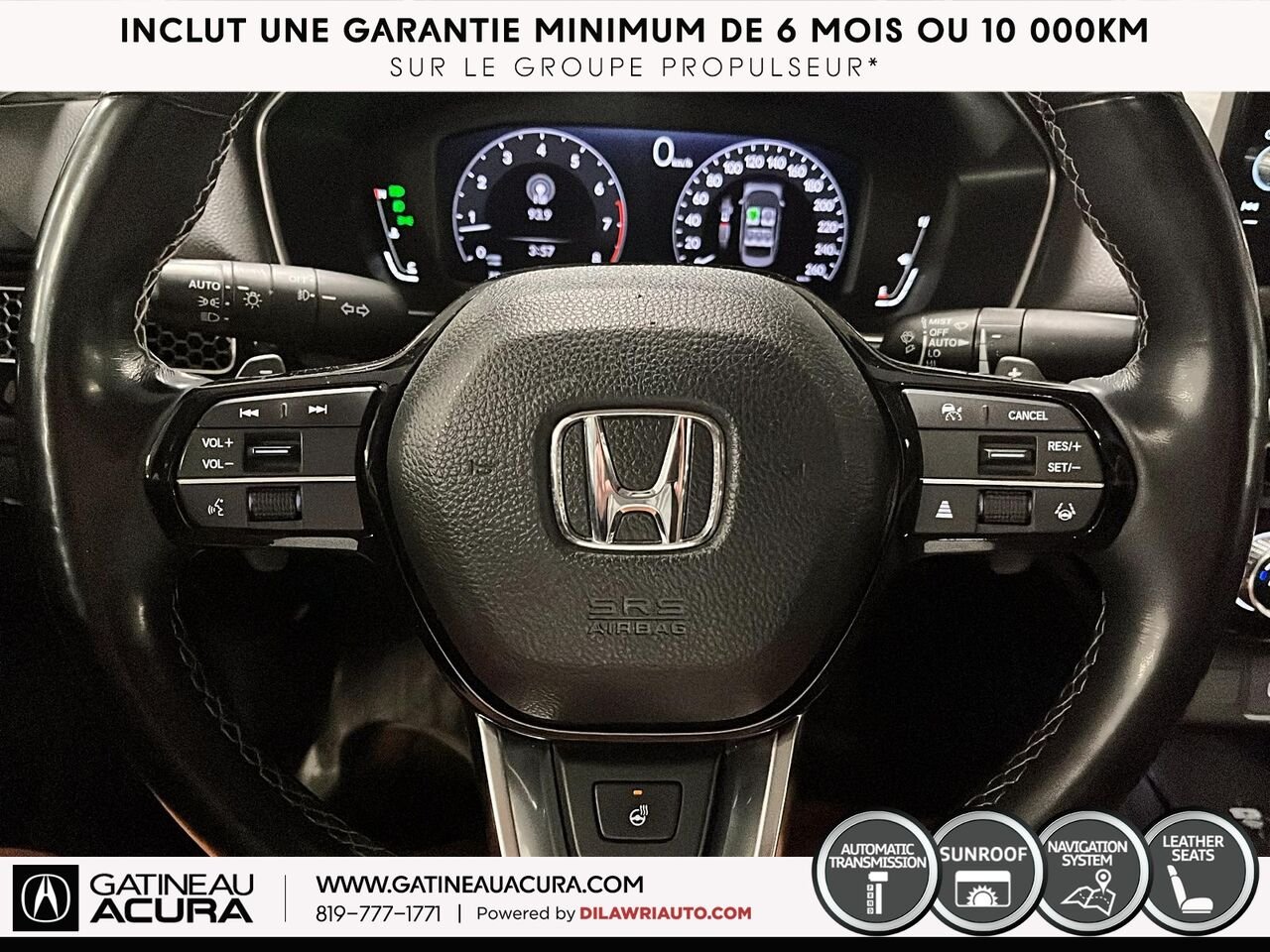 Honda Civic Touring 2022 Gris Ottawa & Gatineau - photo #12