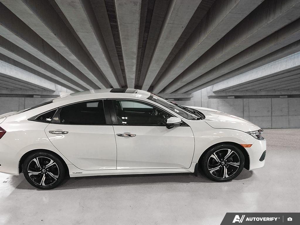 2018 Honda Civic Sedan 254129A | Touring White Edmonton - photo #2