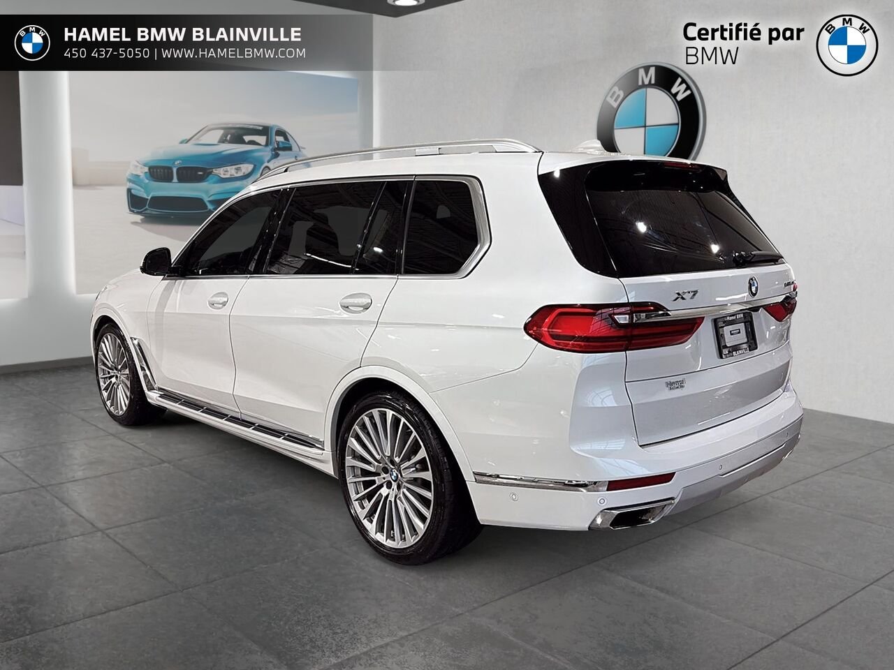 BMW X7 xDrive40i véhicule d'activités sportives 2022 Blanc Blainville - photo #3