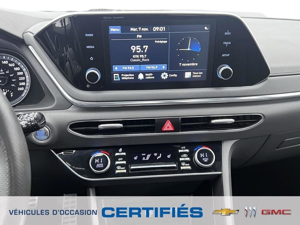 Hyundai Sonata NIV 5NPEJ4J20MH089314 2021 Noir Baie-Comeau - photo #12