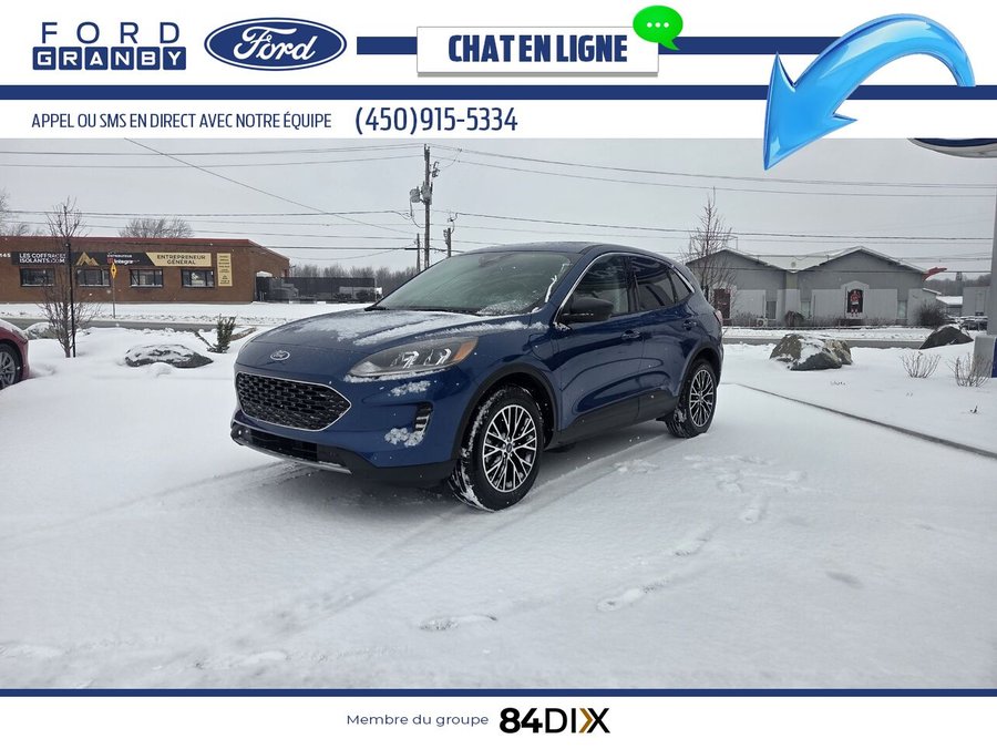 Ford Escape SE hybride rechargeable 2022 Bleu