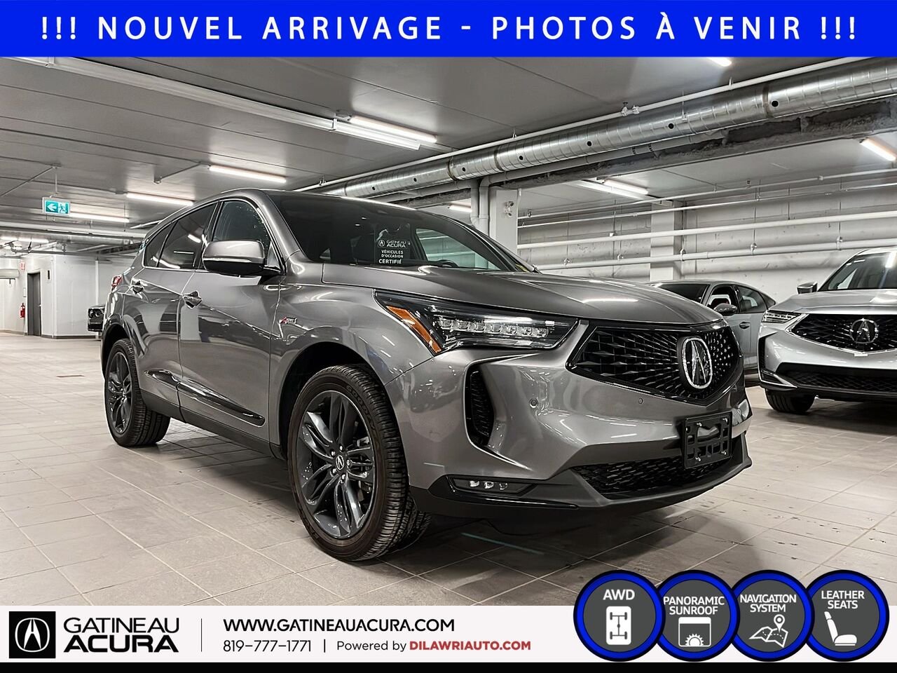 Acura RDX A-Spec SH-AWD 2024 Gris Gatineau - photo #2
