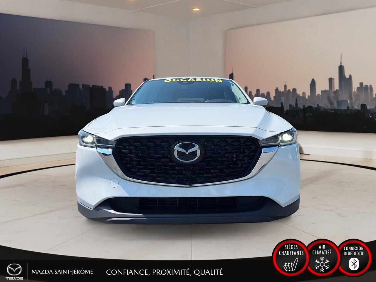 2023 Mazda CX-5 White Ste-Agathe des Monts - photo #2