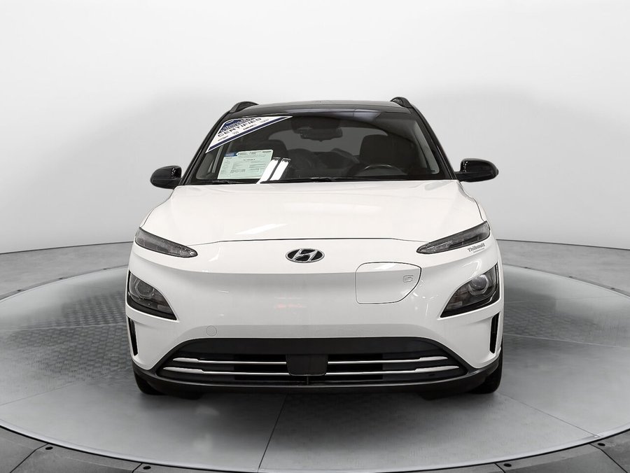 Hyundai KONA EV Preferred 8 pneus été et hiver inclus Bas Km 2022 Blanc