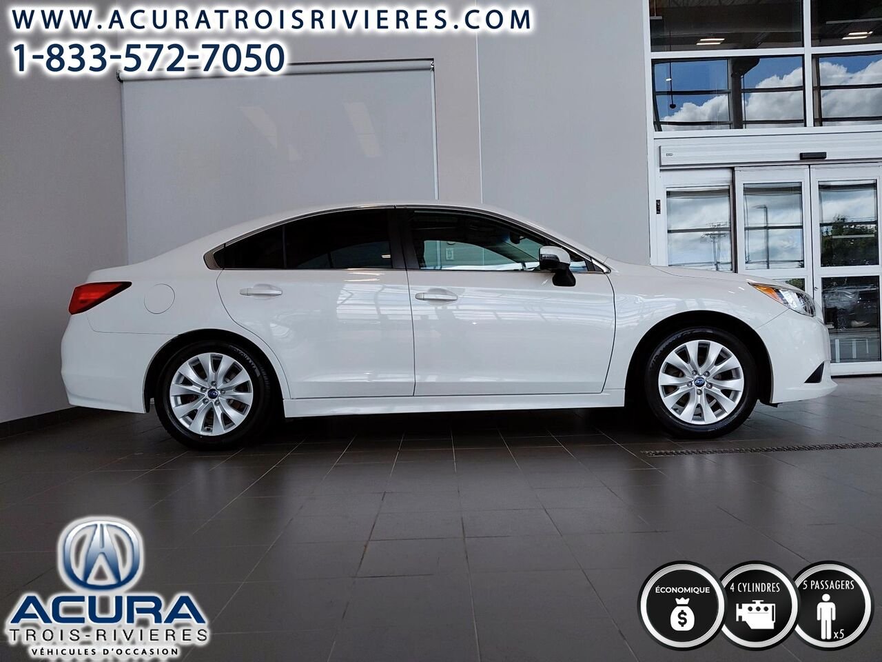 Subaru LEGACY SYMMETRICAL AWD 2017 Blanc Trois-Rivières - photo #1