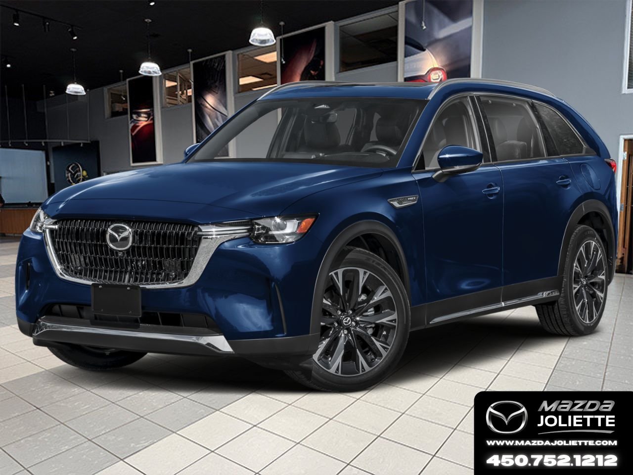 2026 MAZDA CX-90 PHEV Deep Crystal Blue Mica Notre-Dame-des-Prairies - photo #0