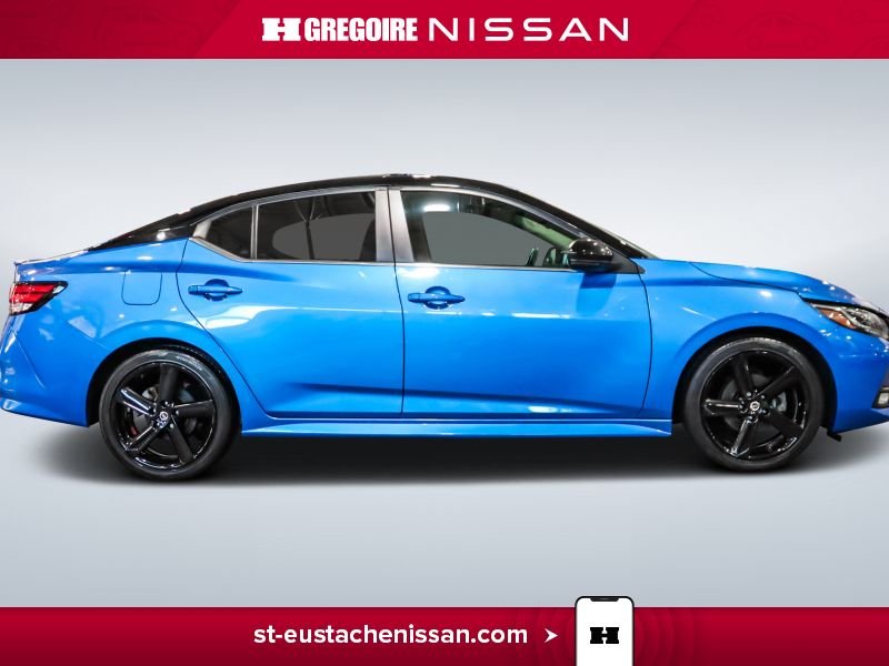Nissan Sentra SR4575 | SR PRIV *DÉM À DISTANCE*BOSE *SIÈGES CUIR*CAM 360* 2022 Bleu Laval - photo #11