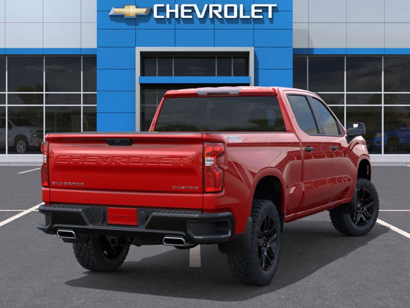 CHEVROLET Silverado 1500 Custom Trail Boss cabine multiplace 4RM 157 po 2026 Rouge ardent