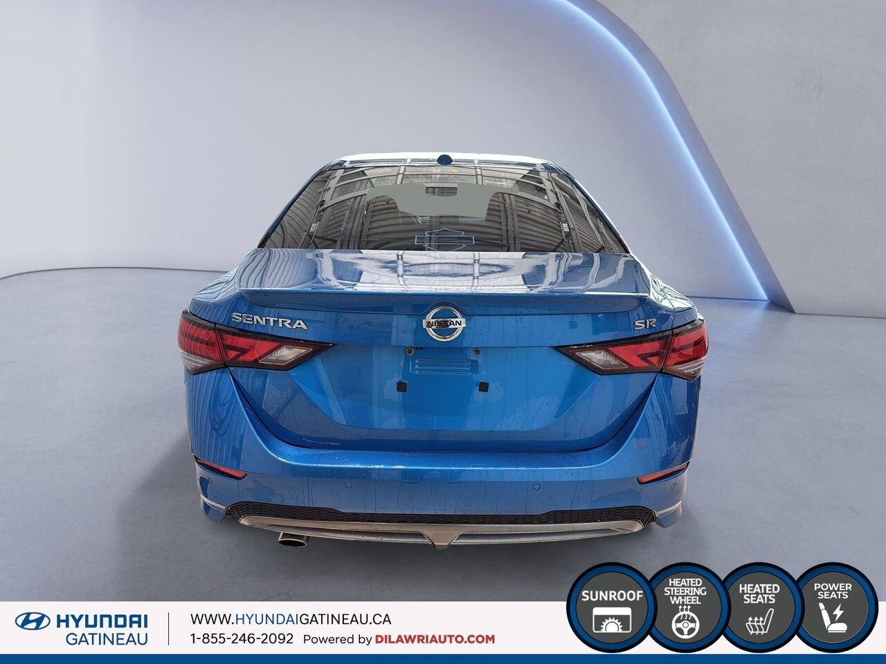 2021 Nissan Sentra Blue Gatineau - photo #2