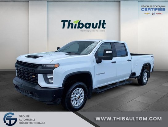 CHEVROLET SILVERADO WT cabine multiplace 4RM 172 po 2023 Blanc