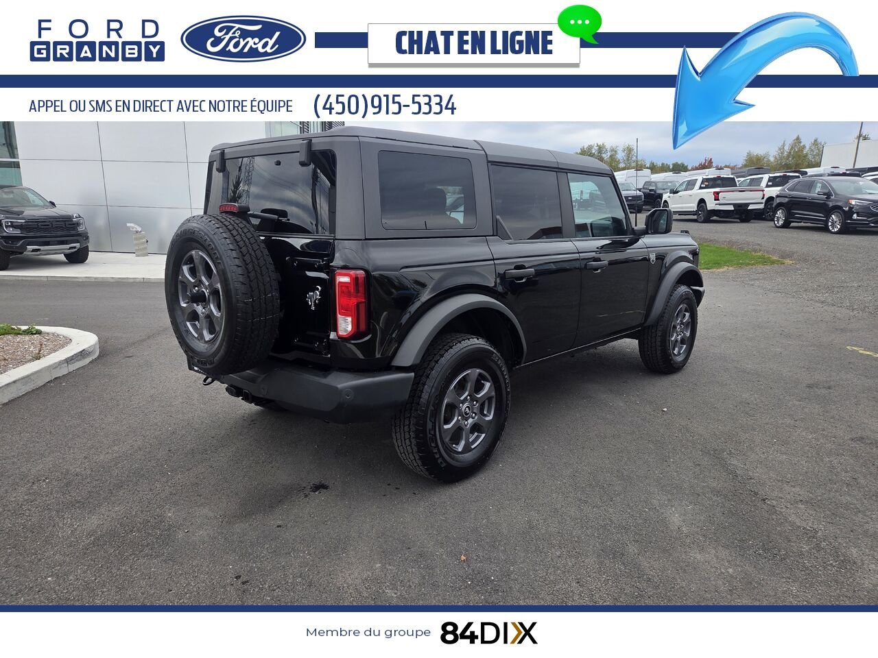 Ford Bronco 2023 Noir Granby - photo #6