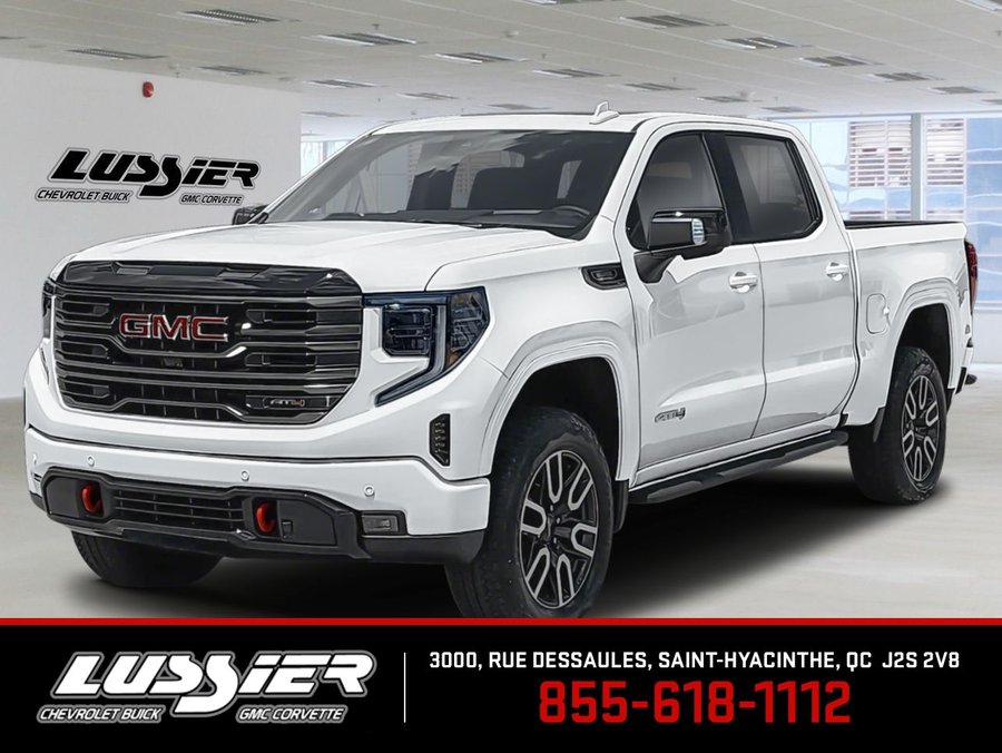 GMC Sierra 1500 AT4 cabine multiplace 4RM 157 po 2026 Blanc sommet