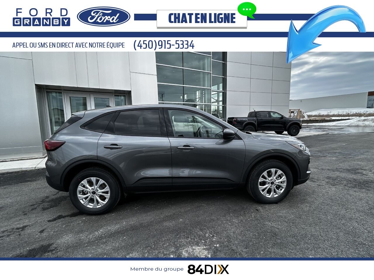 2025 Ford Escape Carbonized Grey Metallic Granby - photo #1