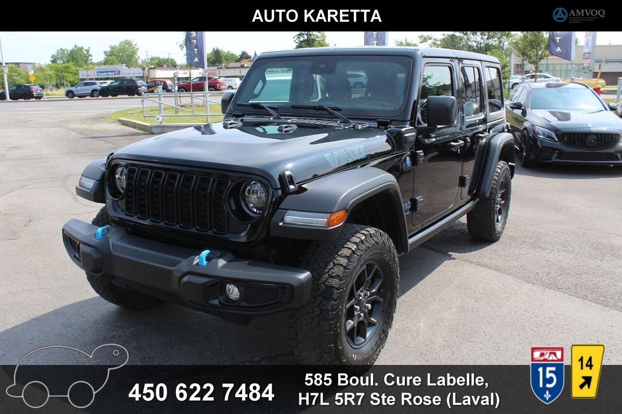 Jeep Wrangler 4xe VIN: 1C4RJXN61RW131569 2024 Noir Sainte-Rose - photo #0