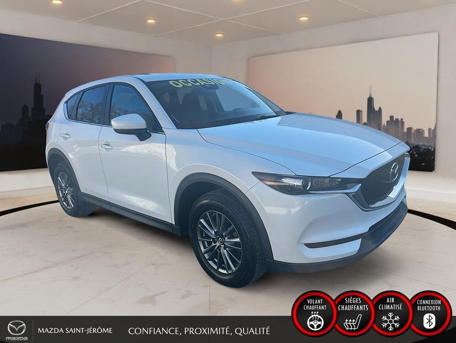 Mazda CX-5 GS | CUIR | TOIT OUVRANT | AWD 2018 Blanc