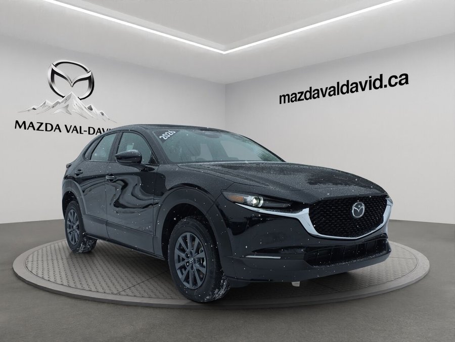 2026 Mazda CX-30 Gx, awd, sièges chauffants, caméra de recul Jet Black Mica