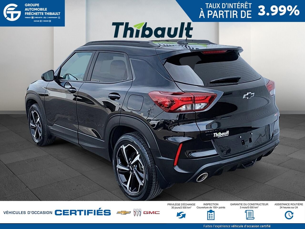 CHEVROLET TRAILBLAZE RS 4 portes TI 2023 Noir Montmagny - photo #3