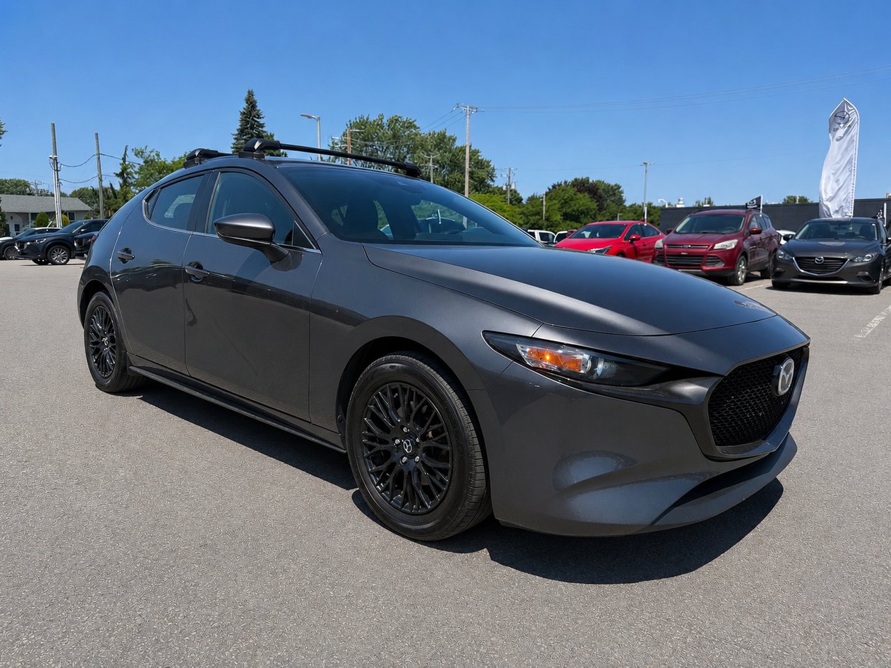 Mazda Mazda3 Sport GS 2023 Gris Châteauguay - photo #3