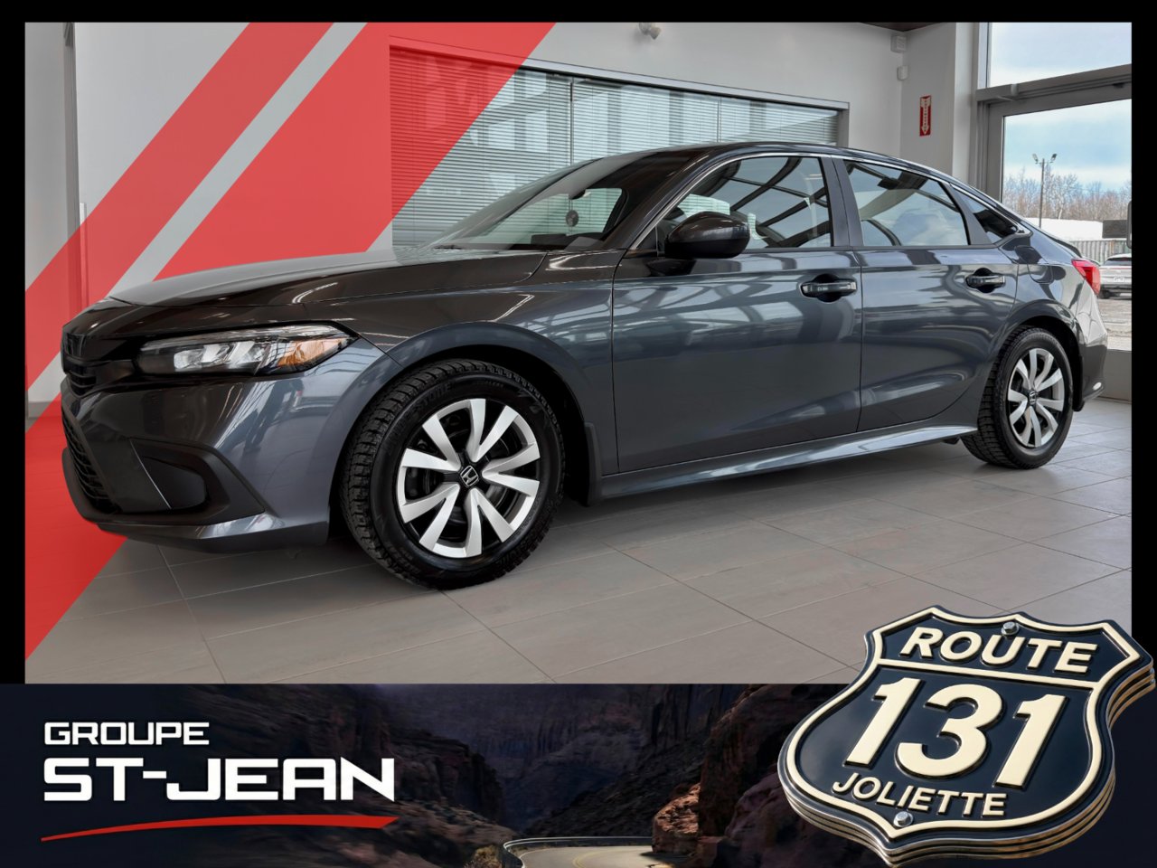 Honda Civic Sedan 2023 Gris Notre-Dame-des-Prairies - photo #0