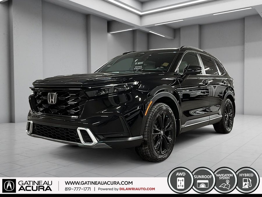 Honda CR-V hybride *** UN PROPRIO + CLEAN CARFAX *** 2024 Noir