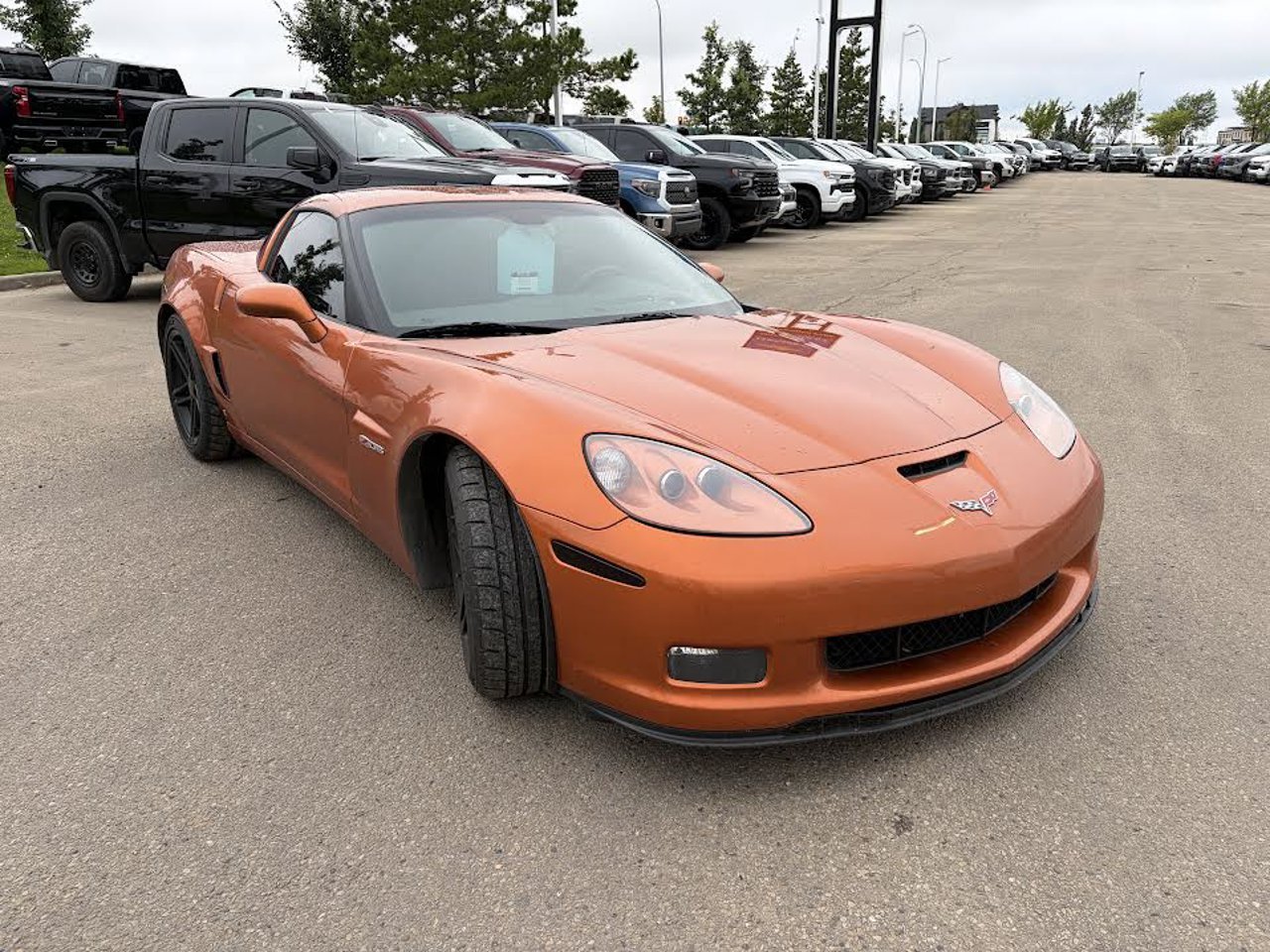 2007 Chevrolet Corvette 2dr Cpe Z06 Atomic Orange Metallic Sherwood Park - photo #1