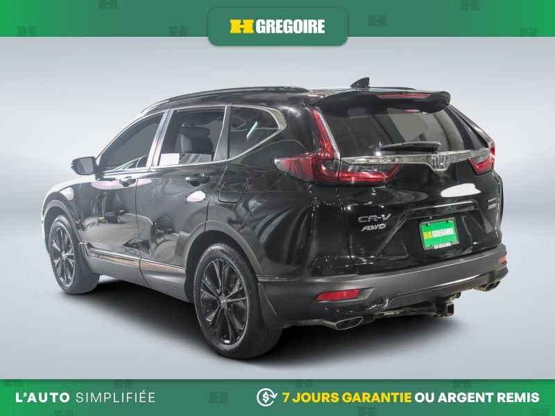 Honda CRV 821158 | Black Edition AWD AUTO A/C MAGS CUIR TOIT NAV CAM 2021 Noir Laval - photo #4