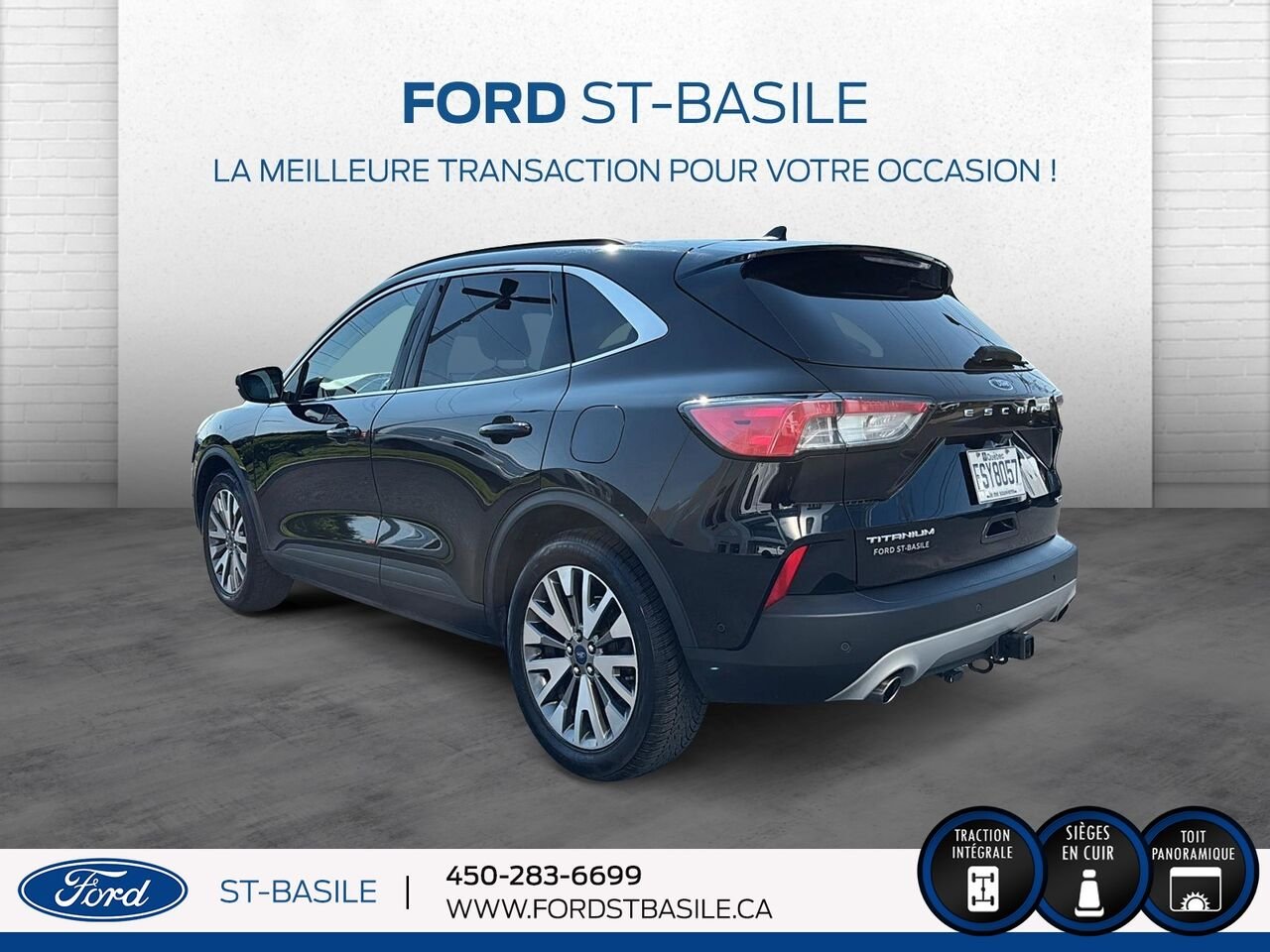 2020 Ford Escape Black Saint-Basile-le-Grand - photo #4