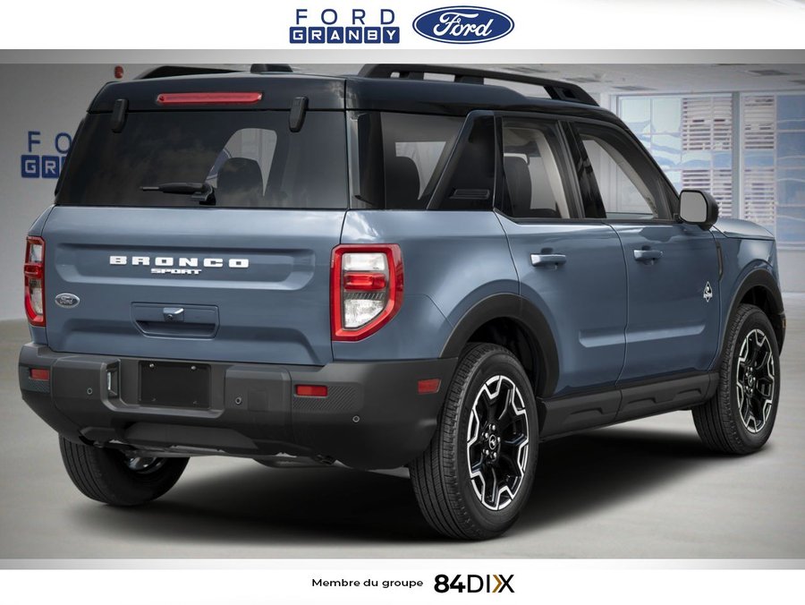 Ford Bronco Sport Outer Banks 4x4 2026 Gris azur métallisé trois couches