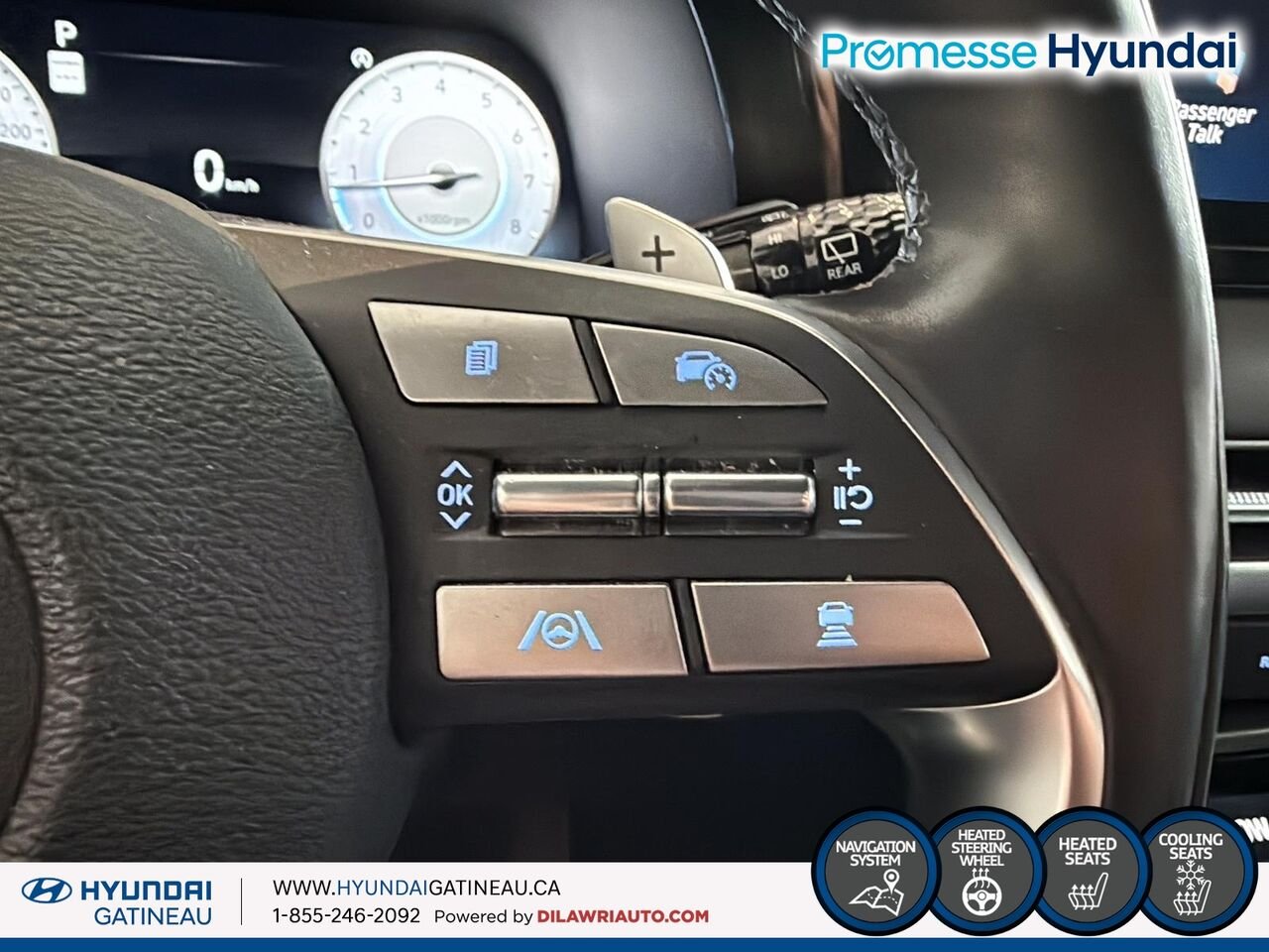 Hyundai Palisade Ultimate Calligraphy *** BLACK EDITION , toute equipe , bas millage *** 2025 Noir Ottawa & Gatineau - photo #12