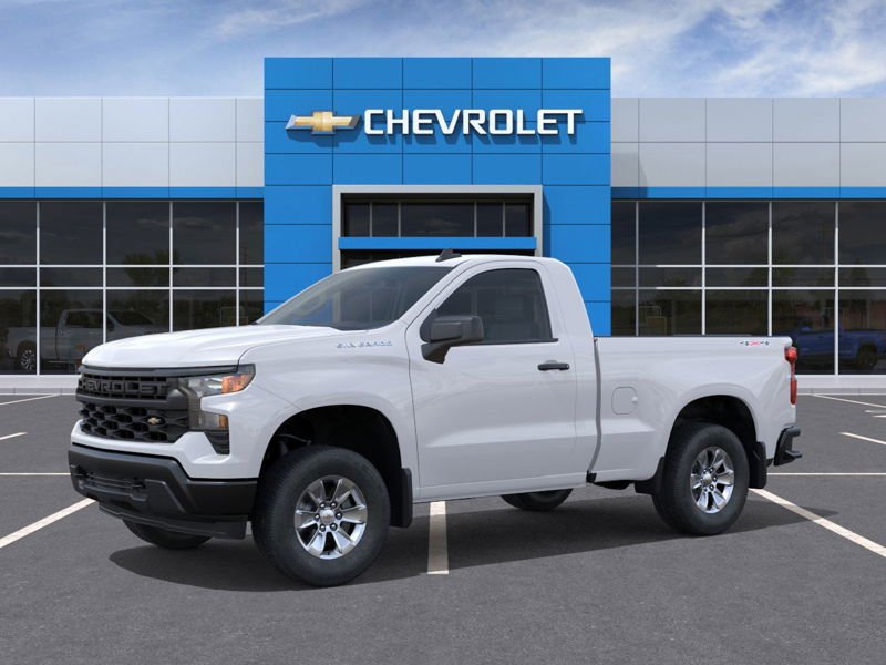 CHEVROLET Silverado 1500 WT cabine classique 4RM 126 po 2026 Blanc sommet Ottawa & Gatineau - photo #1