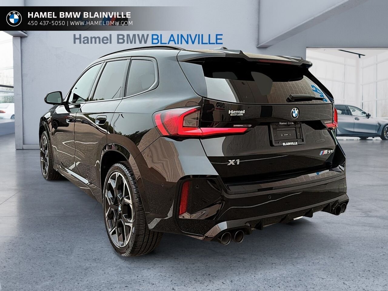 BMW X1 M35i xDrive véhicule d'activités sportives 2024 Noir Blainville - photo #3