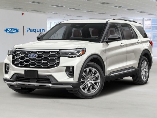 2026 Ford Explorer 2026 Star White Metallic Tri-Coat