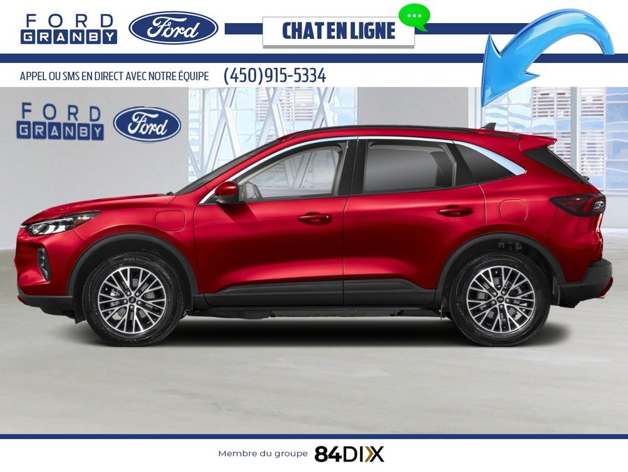 Ford Escape VHR TA 2025 Rouge vitesse métallisé teinté verni